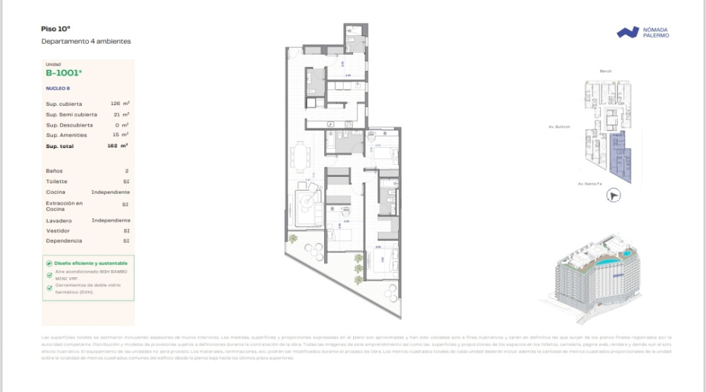 4-х комнатная квартира Буэнос-Айрес - изображение 2