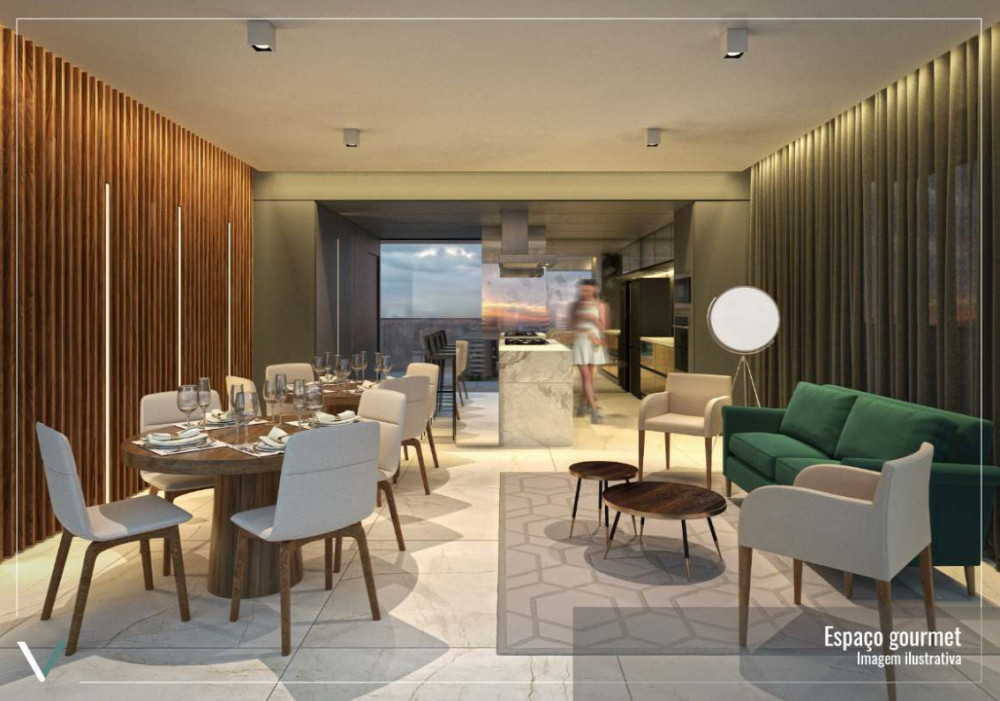 Квартира с двумя спальнями в ЖК Vèrte Флорианополис - изображение 9