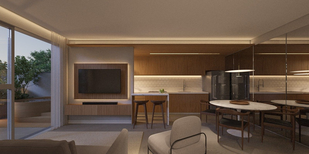 Квартира с двумя спальнями в ЖК Vèrte Флорианополис - изображение 7