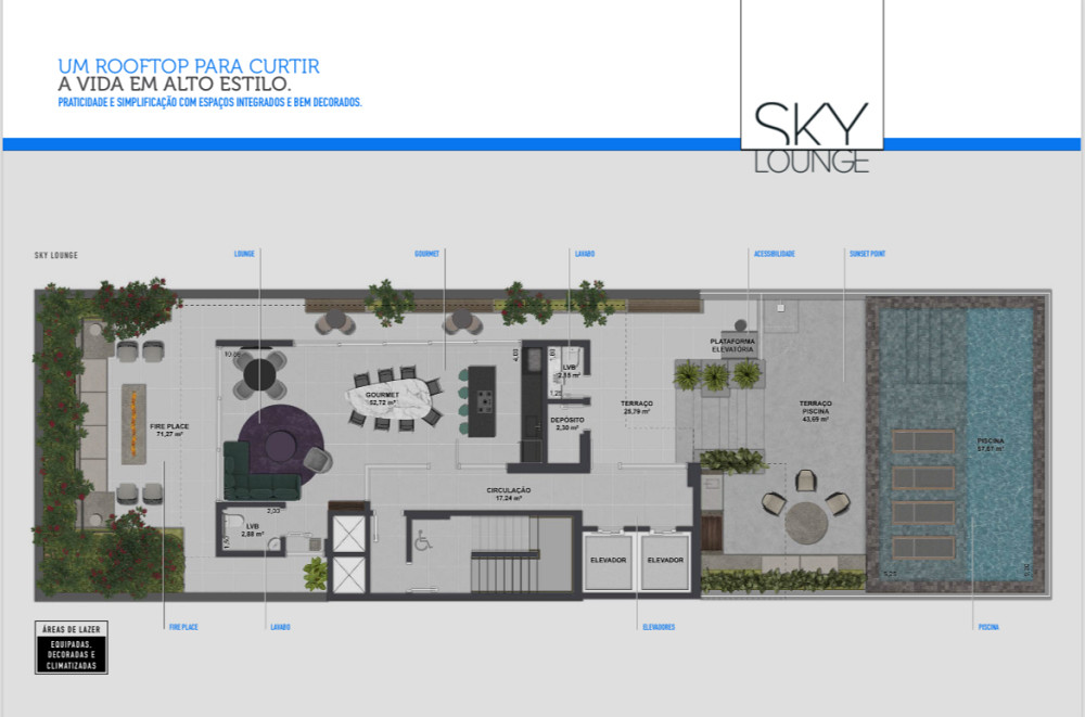 Квартира с тремя спальнями в ЖК Urban Флорианополис - изображение 6