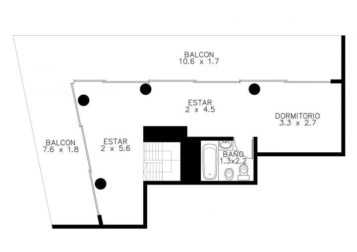 Пентхаус дуплекс с террасой в Палермо Буэнос-Айрес - изображение 20